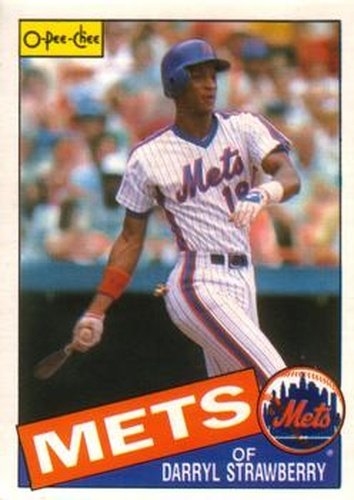 #126 Darryl Strawberry - New York Mets - 1985 O-Pee-Chee Baseball