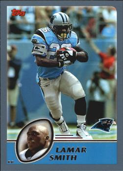 #126 Lamar Smith - Carolina Panthers - 2003 Topps Football