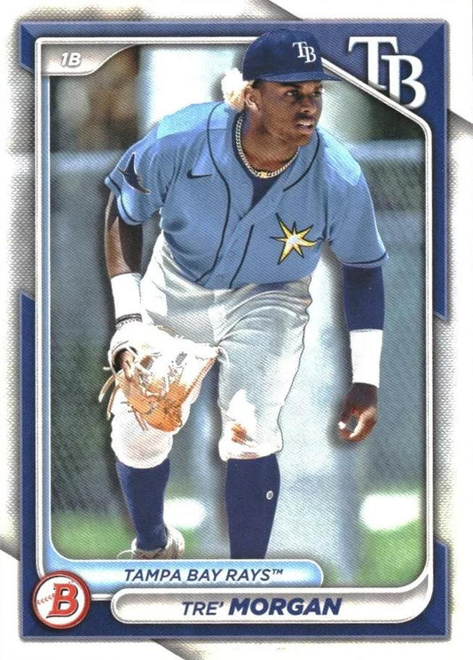 #BP-126 Tre' Morgan - Tampa Bay Rays - 2024 Bowman - Prospects Baseball