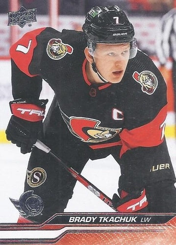 #126 Brady Tkachuk - Ottawa Senators - 2023-24 Upper Deck Hockey