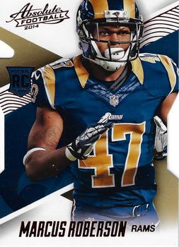 #126 Marcus Roberson - St. Louis Rams - 2014 Panini Absolute - Red Football