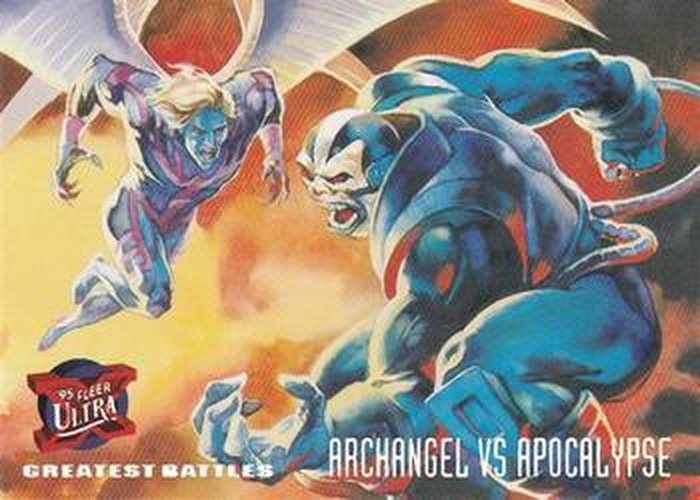 #126 Archangel vs. Apocalypse - 1995 Fleer Ultra X-Men