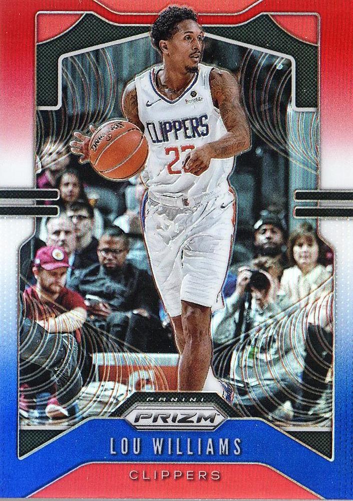 #126 Lou Williams - Los Angeles Clippers - 2019-20 Panini Prizm - Prizms Red White and Blue Basketball