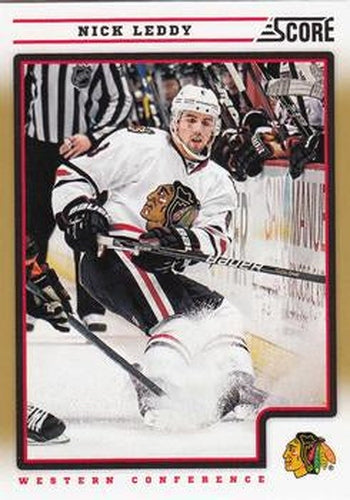 #126 Nick Leddy - Chicago Blackhawks - 2012-13 Score - Gold Rush Hockey