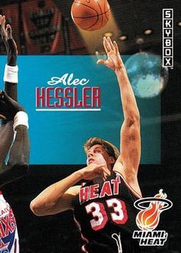 #126 Alec Kessler - Miami Heat - 1992-93 SkyBox Basketball