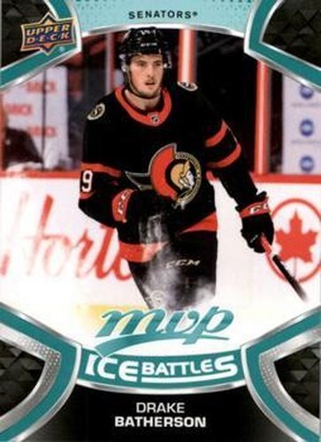 #126 Drake Batherson - Ottawa Senators - 2021-22 Upper Deck MVP - Ice Battles Hockey