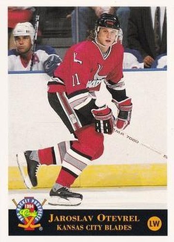 #126 Jaroslav Otevrel - Kansas City Blades - 1994 Classic Pro Hockey Prospects Hockey