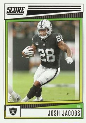 #126 Josh Jacobs - Las Vegas Raiders - 2022 Score Football