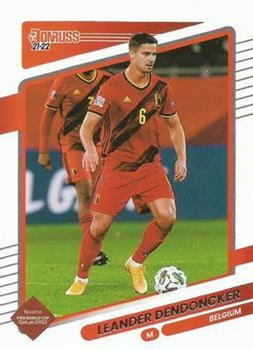 #126 Leander Dendoncker - Belgium - 2021-22 Donruss Road to FIFA World Cup Qatar 2022 Soccer