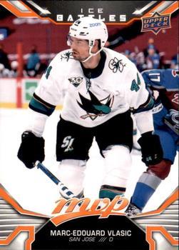 #126 Marc-Edouard Vlasic - San Jose Sharks - 2022-23 Upper Deck MVP - Ice Battles Hockey