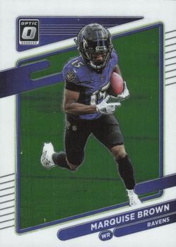 #126 Marquise Brown - Baltimore Ravens - 2021 Donruss Optic Football
