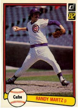 #126 Randy Martz - Chicago Cubs - 1982 Donruss Baseball