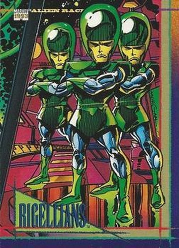#126 Rigellians - 1993 SkyBox Marvel Universe