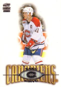 #126 Saku Koivu - Montreal Canadiens - 2000-01 Pacific Paramount Hockey
