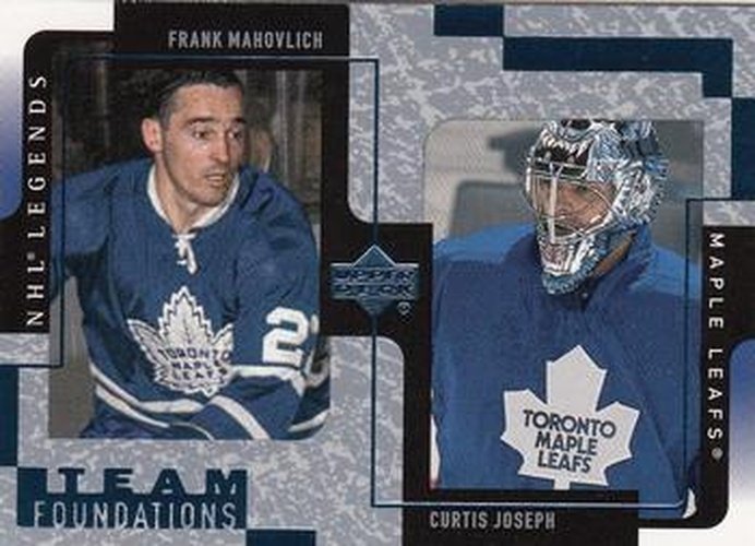 #126 Frank Mahovlich / Curtis Joseph - Toronto Maple Leafs - 2000-01 Upper Deck Legends Hockey