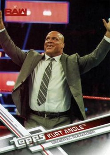 #126 Kurt Angle - 2017 Topps WWE Then Now Forever Wrestling