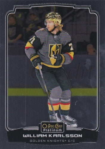 #126 William Karlsson - Vegas Golden Knights - 2022-23 O-Pee-Chee Platinum Hockey