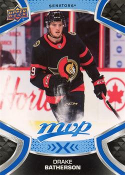 #126 Drake Batherson - Ottawa Senators - 2021-22 Upper Deck MVP - Blue Hockey