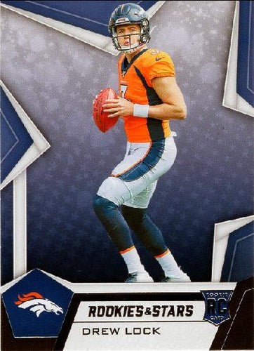 #126 Drew Lock - Denver Broncos - 2019 Panini Rookies & Stars Football
