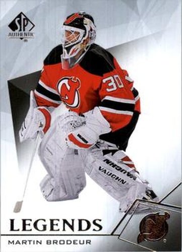 #126 Martin Brodeur - New Jersey Devils - 2015-16 SP Authentic Hockey