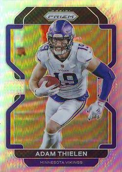 #126 Adam Thielen - Minnesota Vikings - 2021 Panini Prizm - Silver Football
