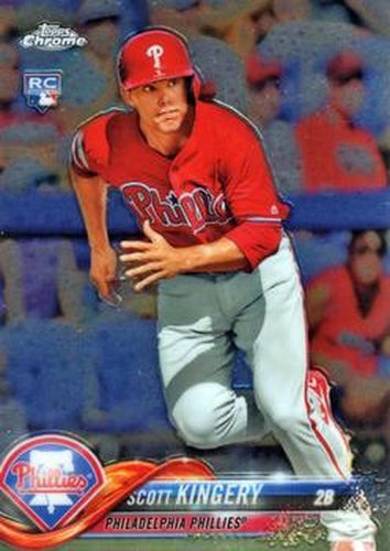 #126 Scott Kingery - Philadelphia Phillies - 2018 Topps Chrome Baseball