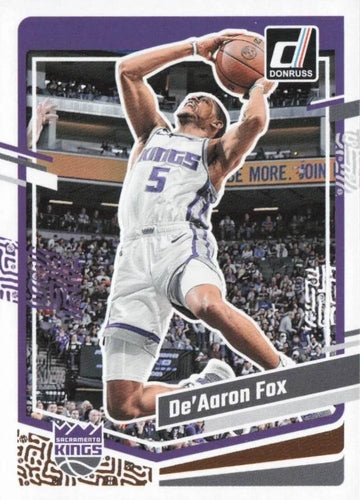 #126 De'Aaron Fox - Sacramento Kings - 2023-24 Donruss Basketball