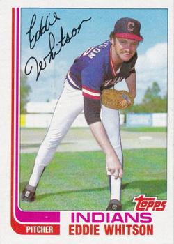#127T Eddie Whitson - Cleveland Indians - 1982 Topps Traded Baseball