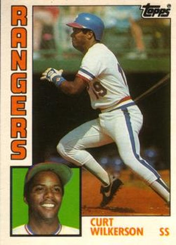 #127T Curt Wilkerson - Texas Rangers - 1984 Topps Traded Baseball