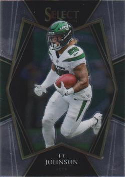 #127 Ty Johnson - New York Jets - 2021 Panini Select Football
