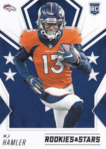 #127 KJ Hamler - Denver Broncos - 2020 Panini Rookies & Stars Football