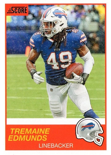 #127 Tremaine Edmunds - Buffalo Bills - 2019 Score Football
