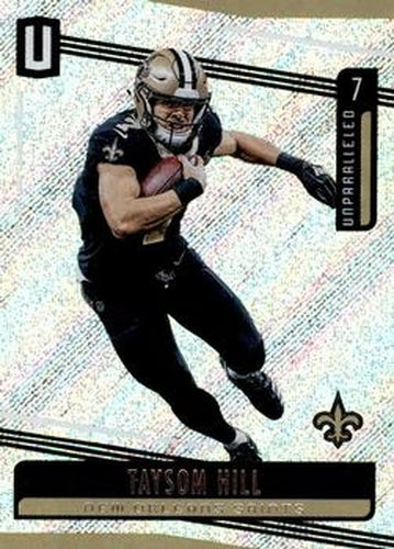 #127 Taysom Hill - New Orleans Saints - 2019 Panini Unparalleled Football