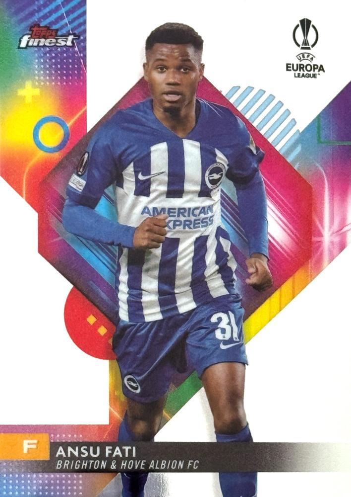 #127 Ansu Fati - Brighton & Hove Albion - 2023-24 Finest UEFA Club Competitions Soccer