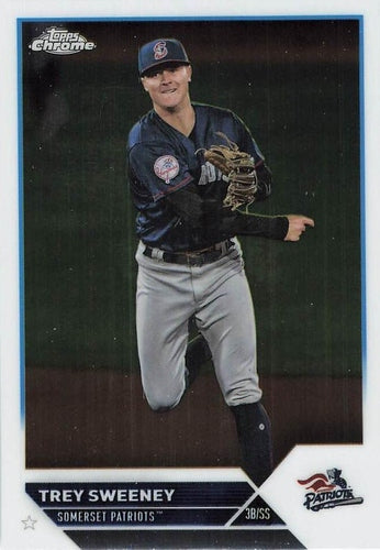 #PDC-127 Trey Sweeney - Somerset Patriots - 2023 Topps Pro Debut - Chrome Baseball