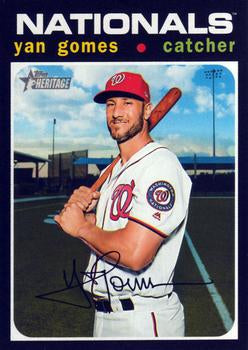 #127 Yan Gomes - Washington Nationals - 2020 Topps Heritage Baseball