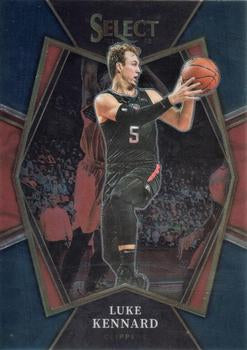 #127 Luke Kennard - Los Angeles Clippers - 2021-22 Panini Select - Blue Basketball