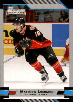 #127 Matthew Lombardi - Calgary Flames - 2003-04 Bowman Draft Picks and Prospects Hockey