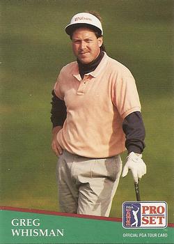 #127 Greg Whisman - 1991 Pro Set PGA Tour Golf