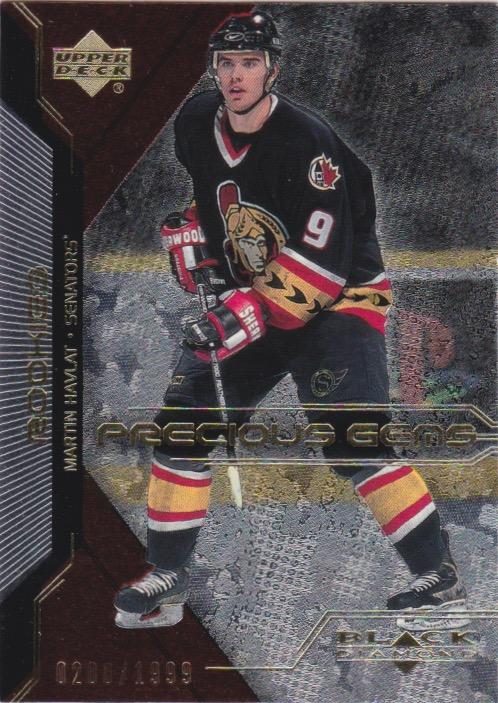 #127 Martin Havlat - Ottawa Senators - 2000-01 Upper Deck Black Diamond Hockey