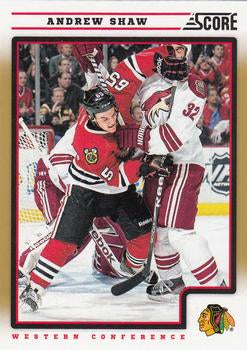 #127 Andrew Shaw - Chicago Blackhawks - 2012-13 Score - Gold Rush Hockey