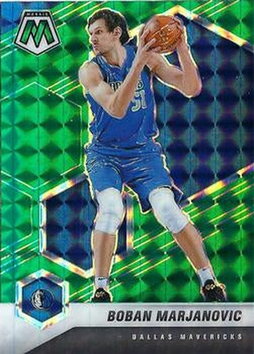 #127 Boban Marjanovic - Dallas Mavericks - 2020-21 Panini Mosaic - Mosaic Green Basketball