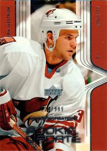 #127 Erik Westrum - Phoenix Coyotes - 2003-04 Upper Deck Rookie Update Hockey