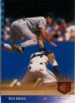 #127 Rich Amaral - Seattle Mariners - 1993 SP Baseball