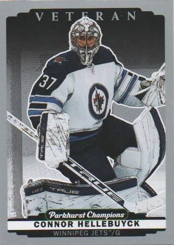 #127 Connor Hellebuyck - Winnipeg Jets - 2022-23 Parkhurst Champions - Silver Hockey