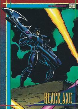 #127 Black Axe - 1993 SkyBox Marvel Universe