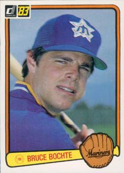 #127 Bruce Bochte - Seattle Mariners - 1983 Donruss Baseball