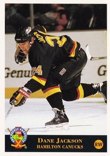 #127 Dane Jackson - Hamilton Canucks - 1994 Classic Pro Hockey Prospects Hockey
