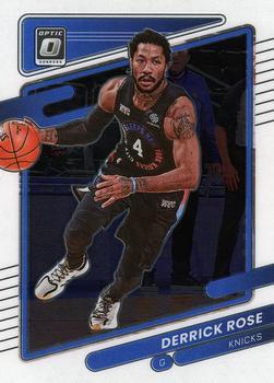 #127 Derrick Rose - New York Knicks - 2021-22 Donruss Optic Basketball