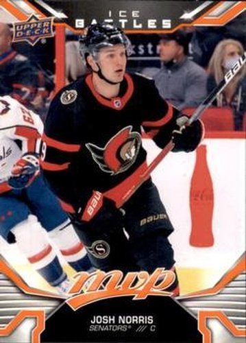 #127 Josh Norris - Ottawa Senators - 2022-23 Upper Deck MVP - Ice Battles Hockey